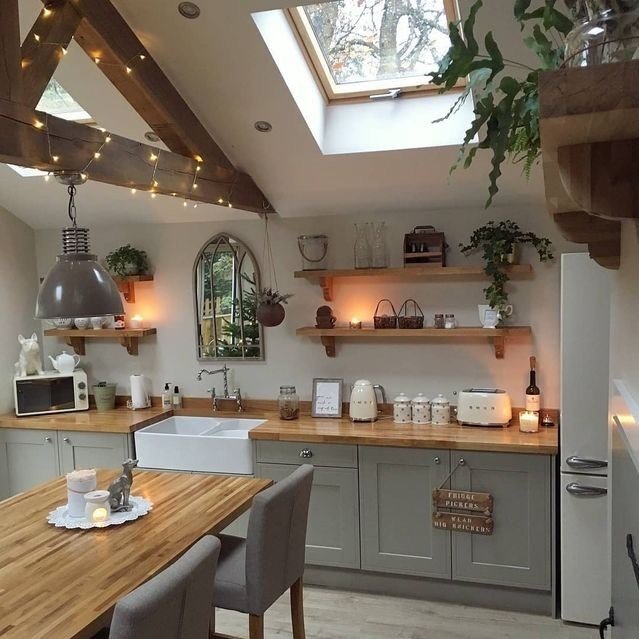 Rustic Glow and Scandinavian Calm