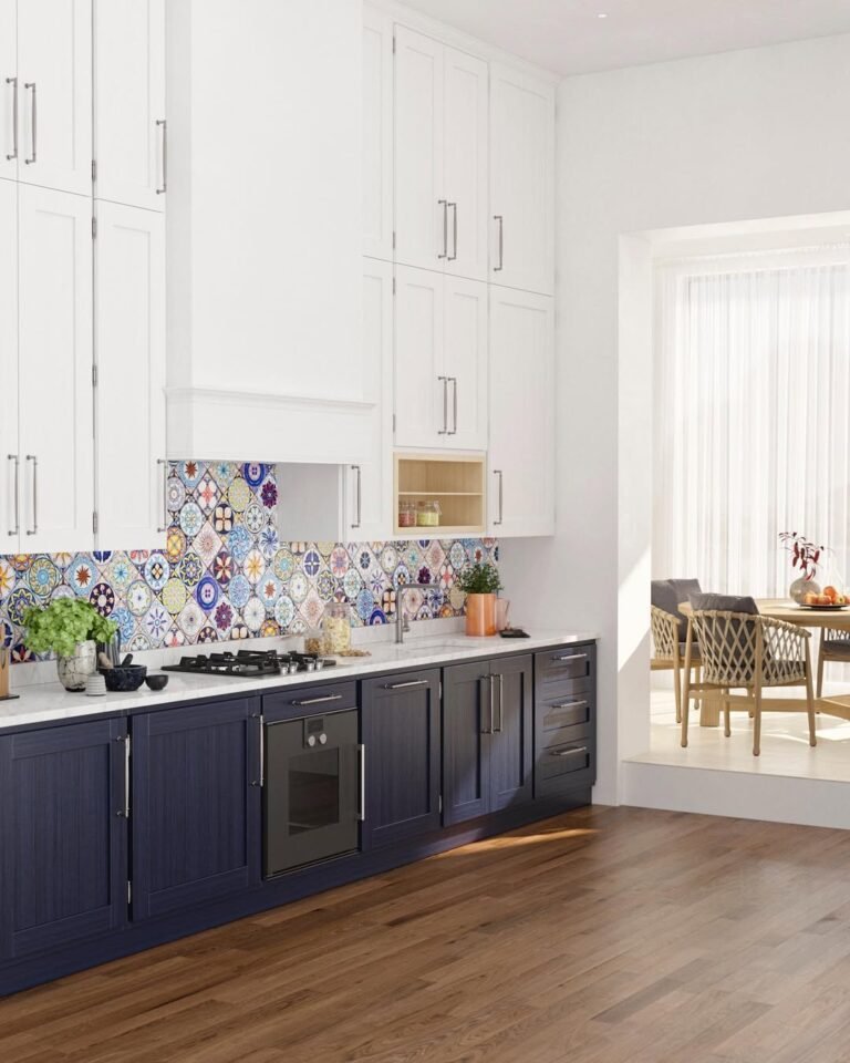 Modern Contrast with Mediterranean Charm