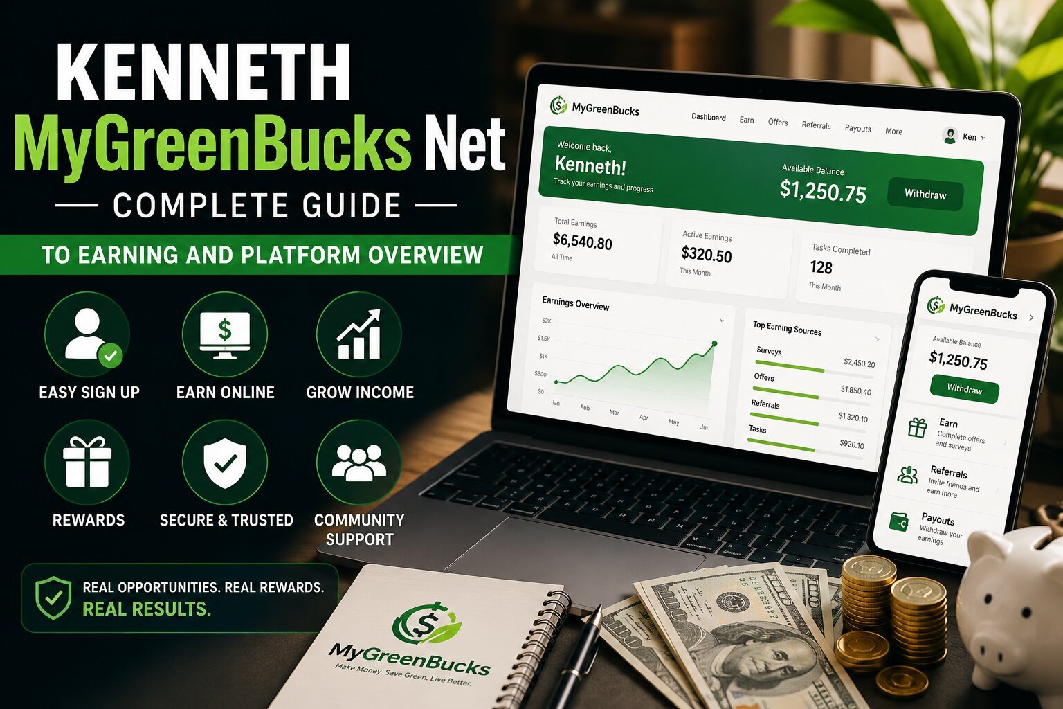 Kenneth MyGreenBucks Net