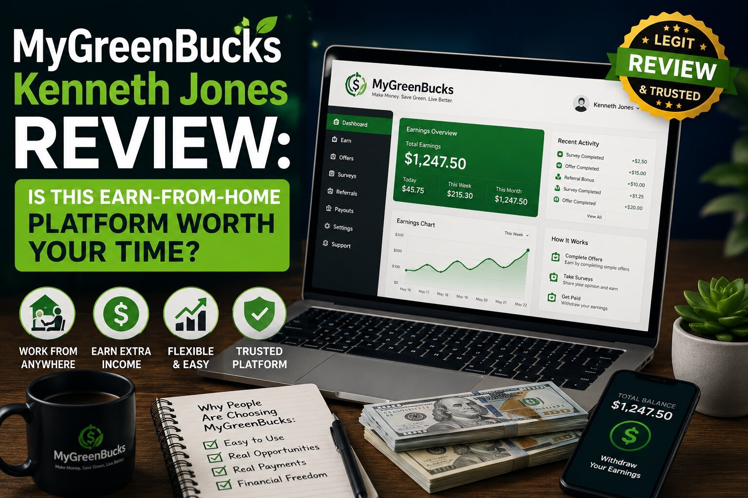 mygreenbucks kenneth jones